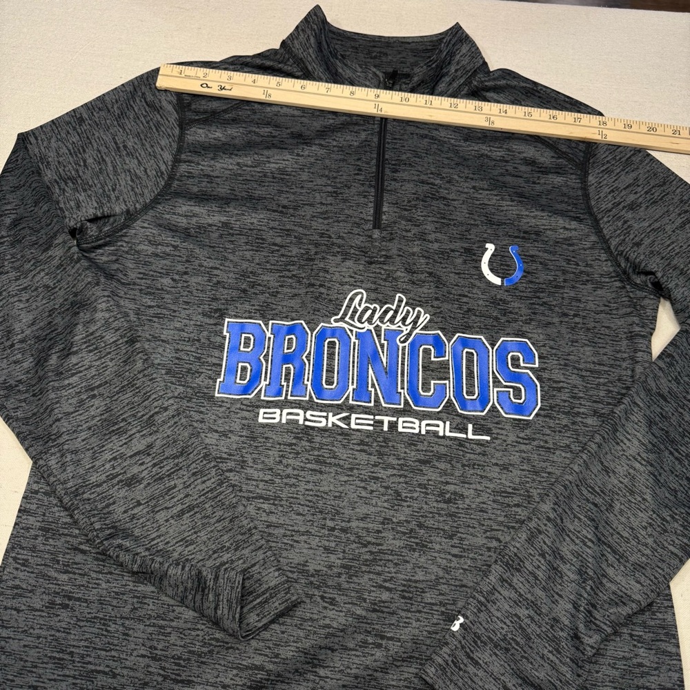 Badger Sport - Gray & Black Lady Broncos Basketball Pullover - Size XL - Picture 10 of 16